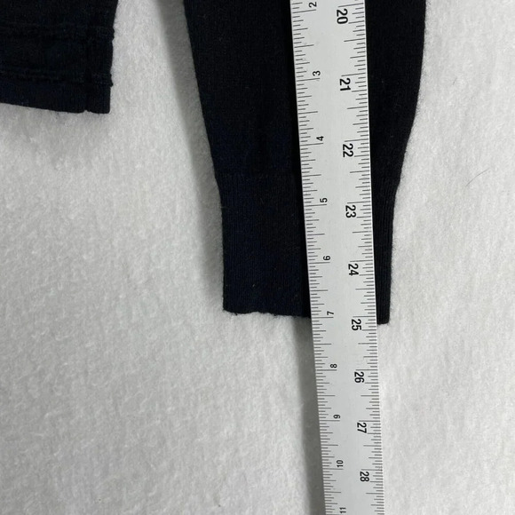 Vineyard Vines Sweater Women's Sz XS Black Knitted Drop Shoulder Sleeve Pullover - Picture 4 of 11